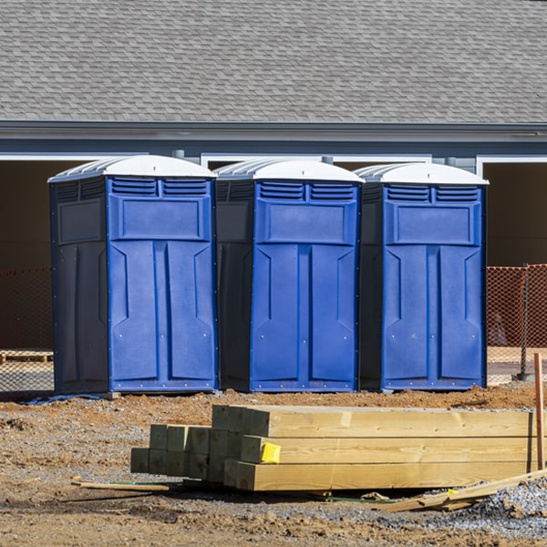 are there any restrictions on what items can be disposed of in the porta potties in Fargo